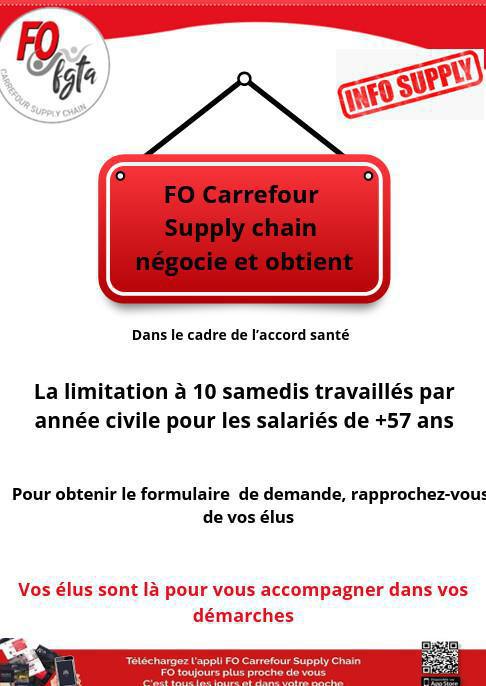Mesure des 10 samedis travaillés par an pour les seniors