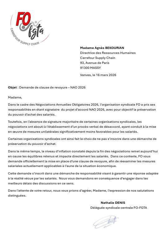 Courrier revoyure NAO 2026