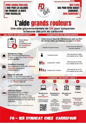 Prime pour "les grands rouleurs"