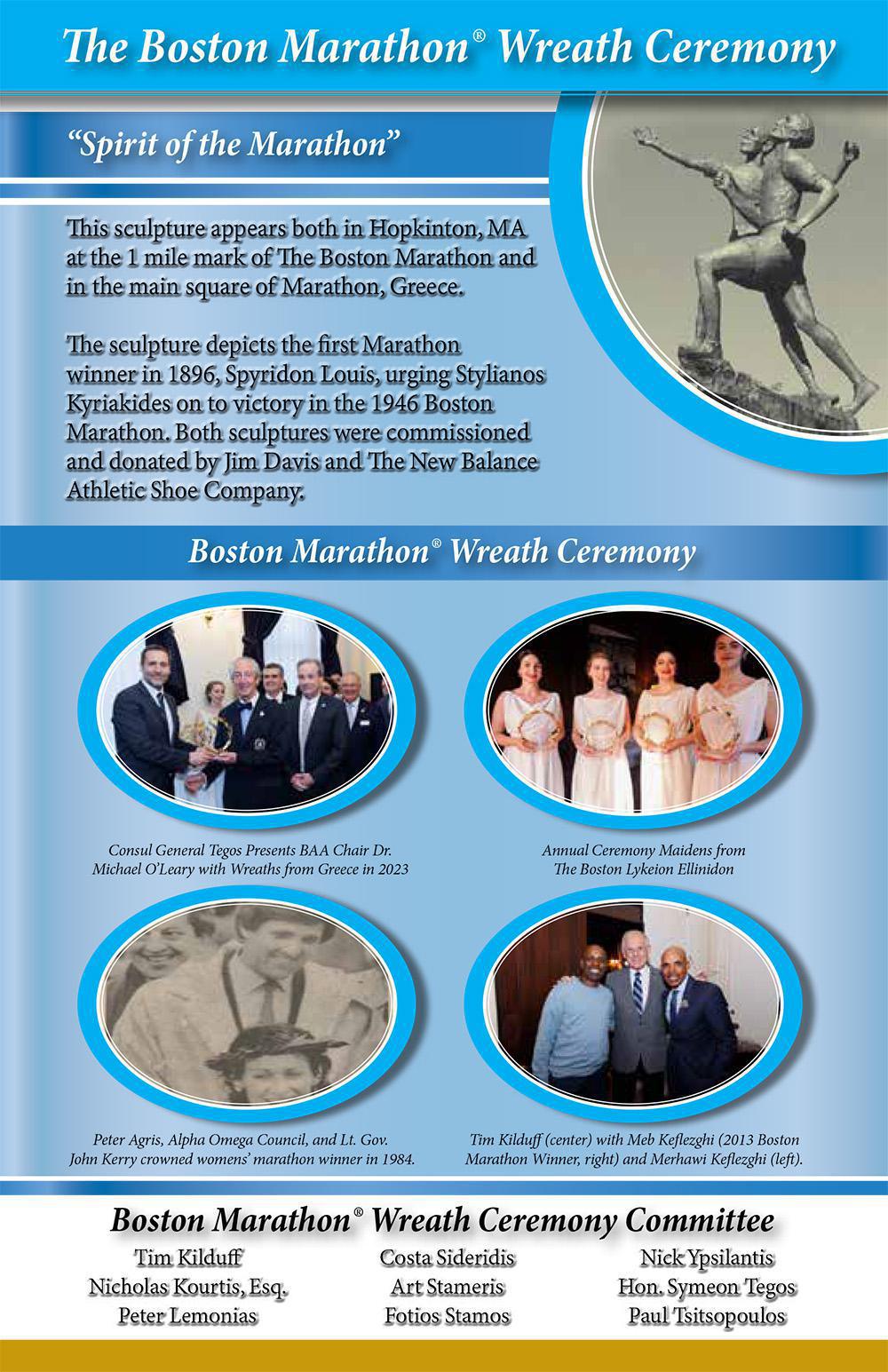 2024 Boston Marathon Wreath Ceremony 2024 Boston Marathon Wreath Ceremony