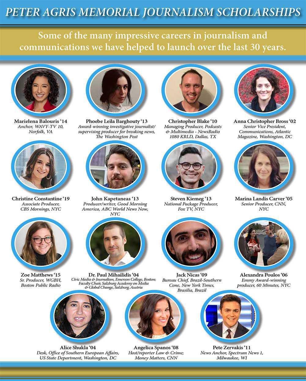 The 33rd Peter Agris Memorial Scholarship Awards The 33rd Peter Agris Memorial Scholarship Awards