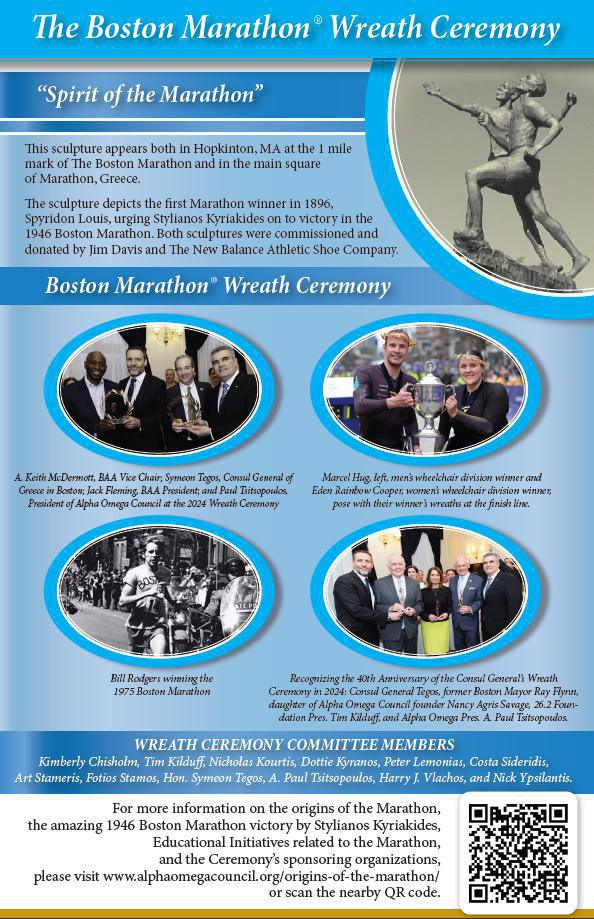 2025 Boston Marathon Wreath Ceremony 2025 Boston Marathon Wreath Ceremony