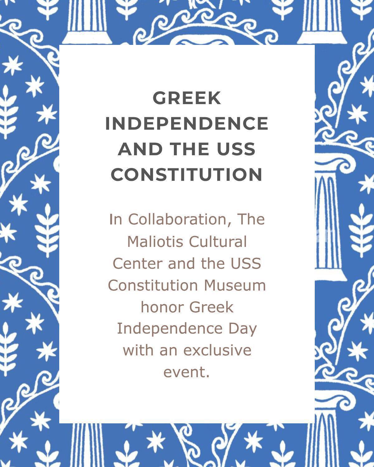 Greek Independence & the USS Constitution