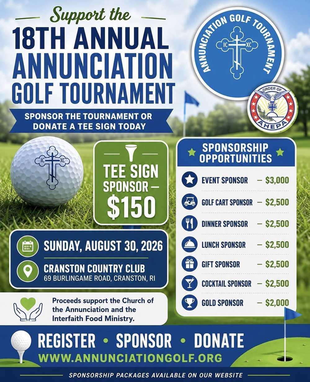 18th Annual Annunciation Golf Tournament