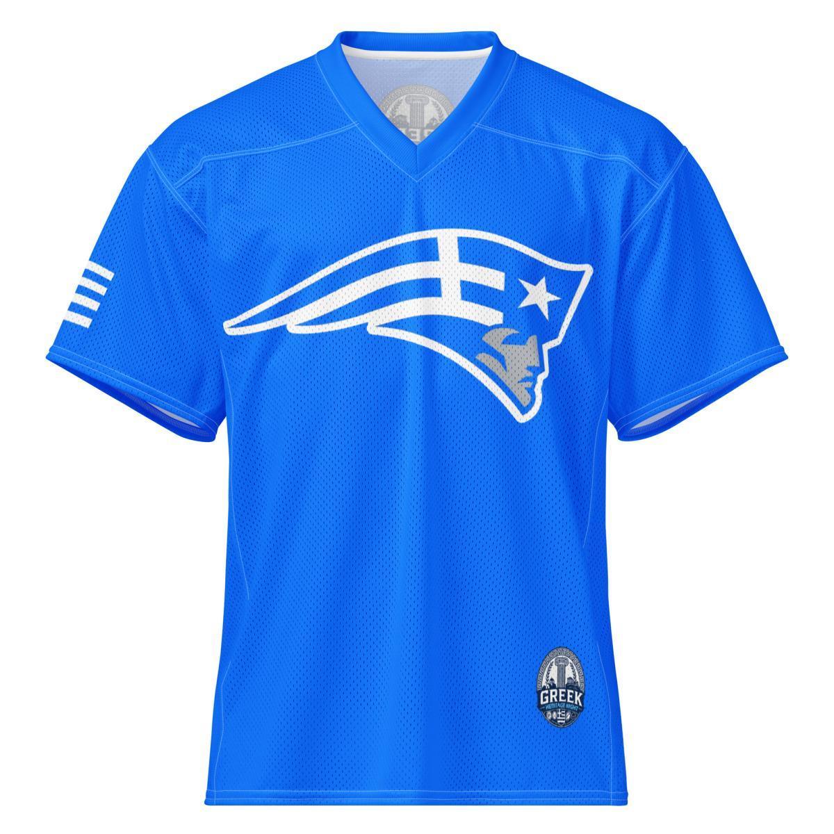New England Patriots Greek Heritage Football Jersey