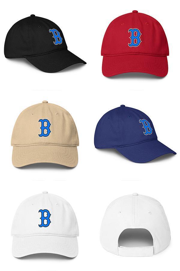 Greek Heritage Red Sox "B" Low-profile Baseball Cap Greek Heritage Red Sox "B" Low-profile Baseball Cap