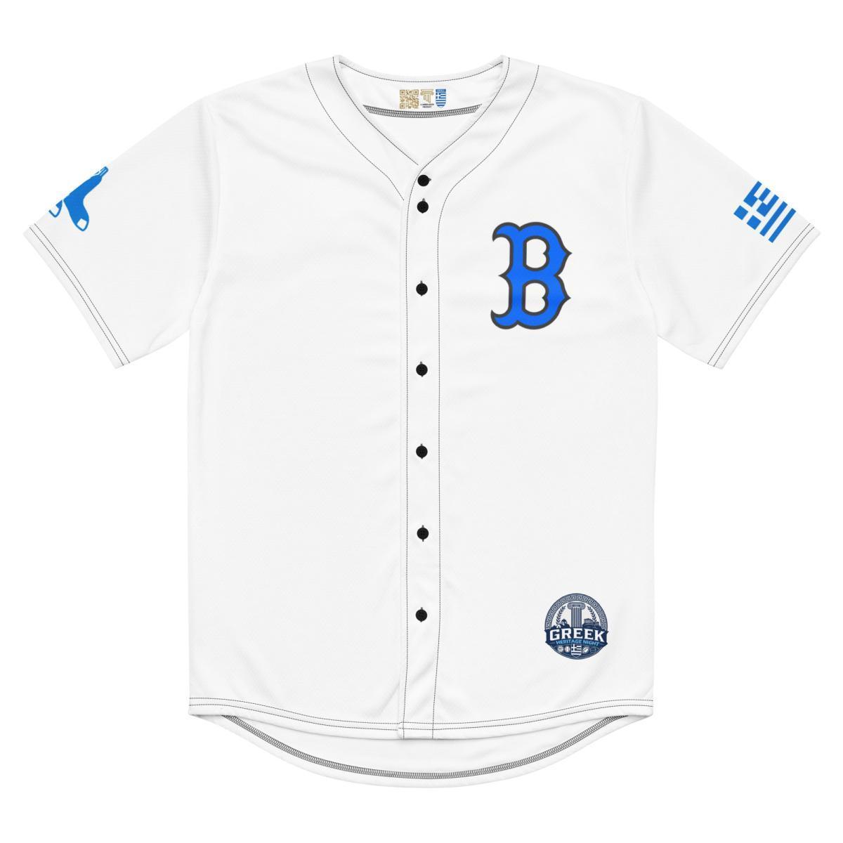 Greek Heritage Boston Baseball Jersey