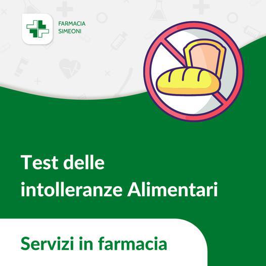 Test intolleranze alimentari