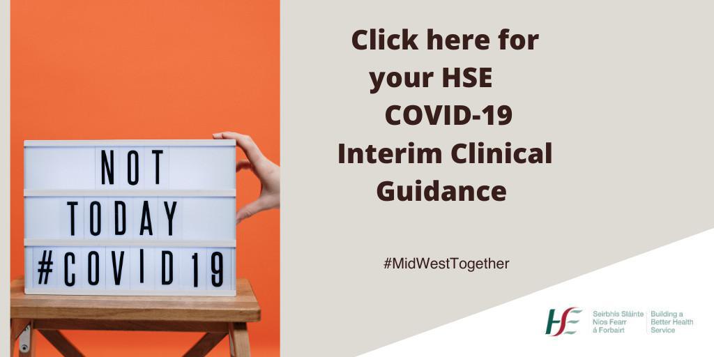 COVID-19 HSE Interim Clinical Guidance COVID-19 HSE Interim Clinical Guidance