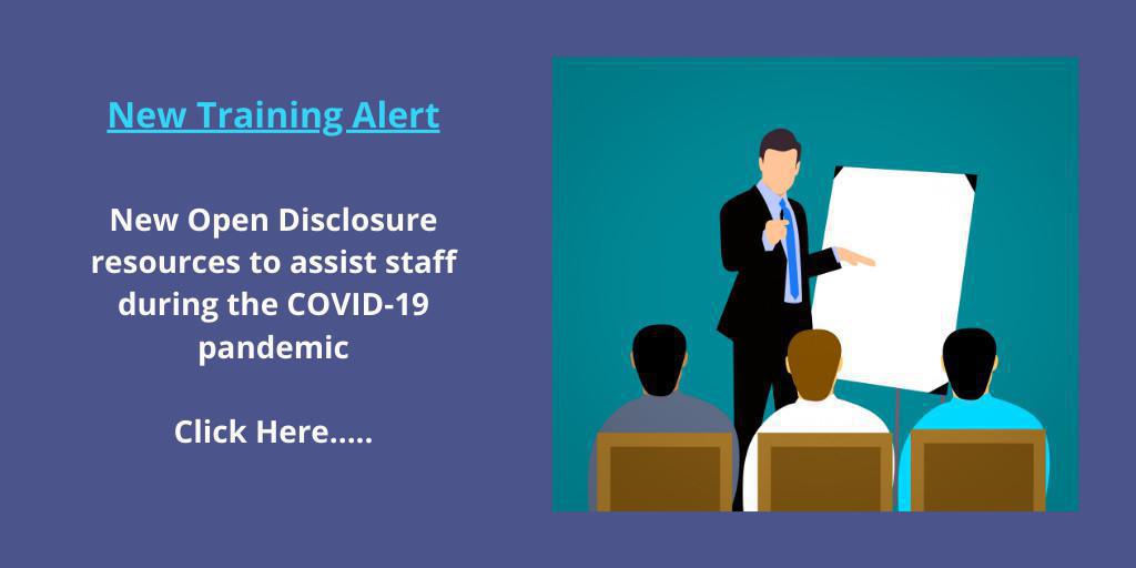 New Open Disclosure Resources  New Open Disclosure Resources