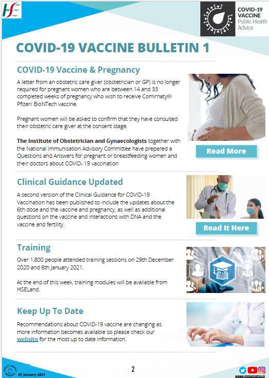 COVID-19 Vaccine Bulletin 1