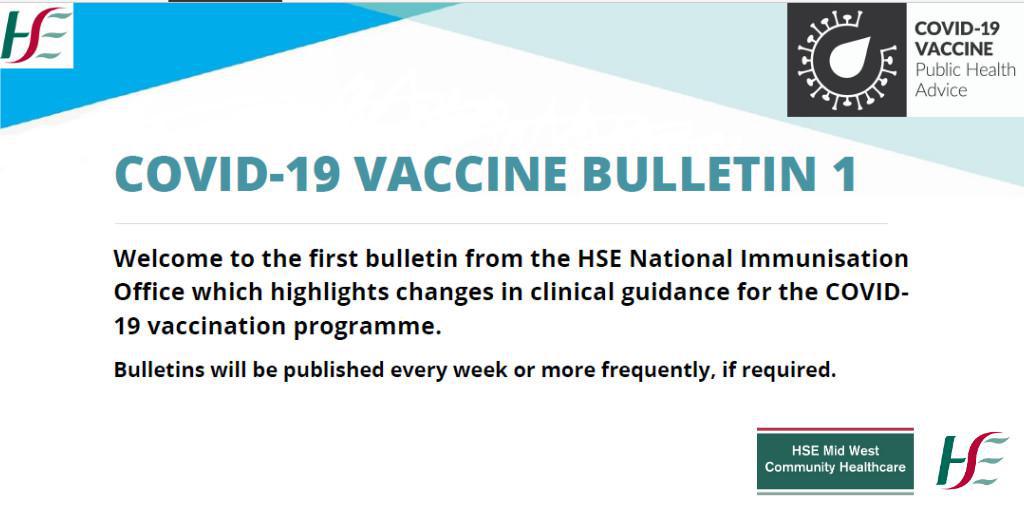 COVID-19 Vaccine Bulletin 1