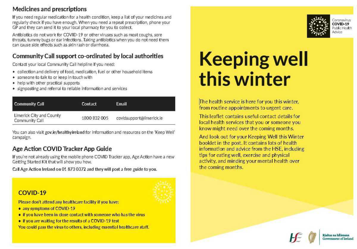 Keeping Well This Winter Leaflet