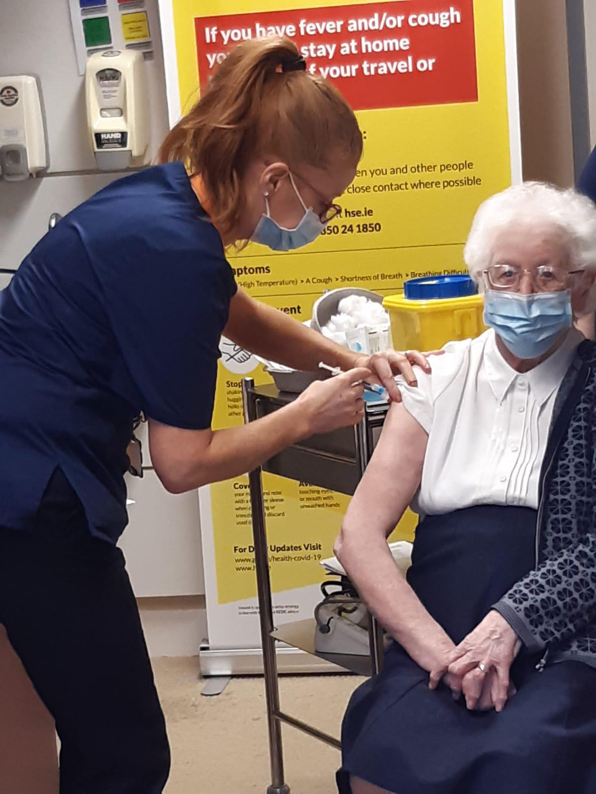 First COVID-19 Vaccine Recipients in North Tipperary