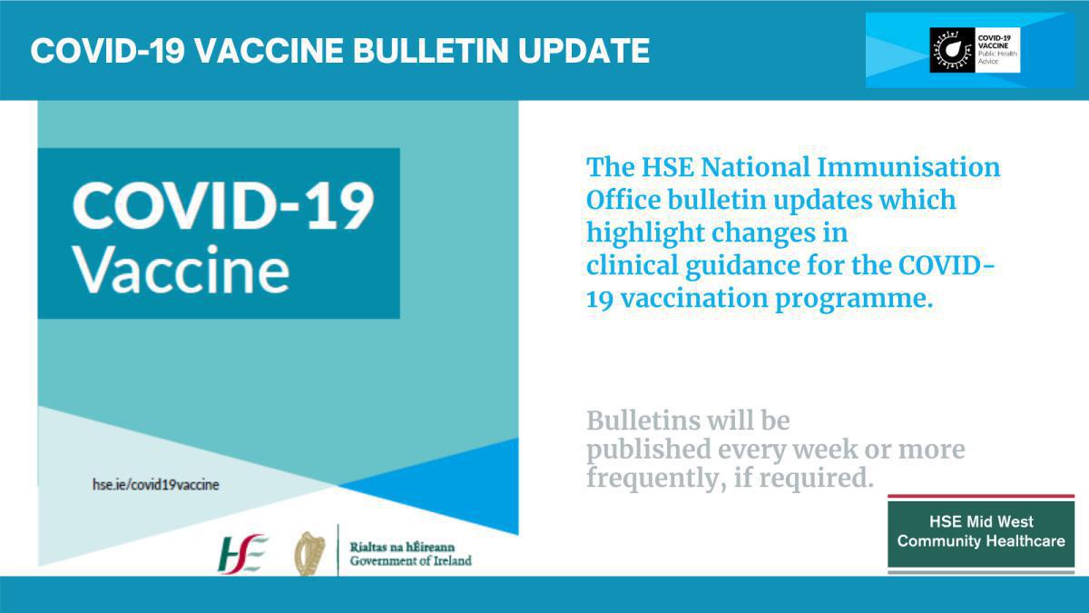Bulletin 5 - COVID 19 Vaccine Bulletin 5 - COVID 19 Vaccine
