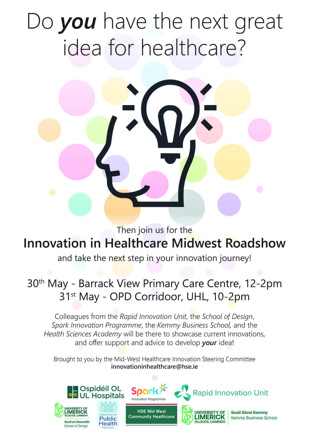 Innovation in Healthcare Mid West Roadshow