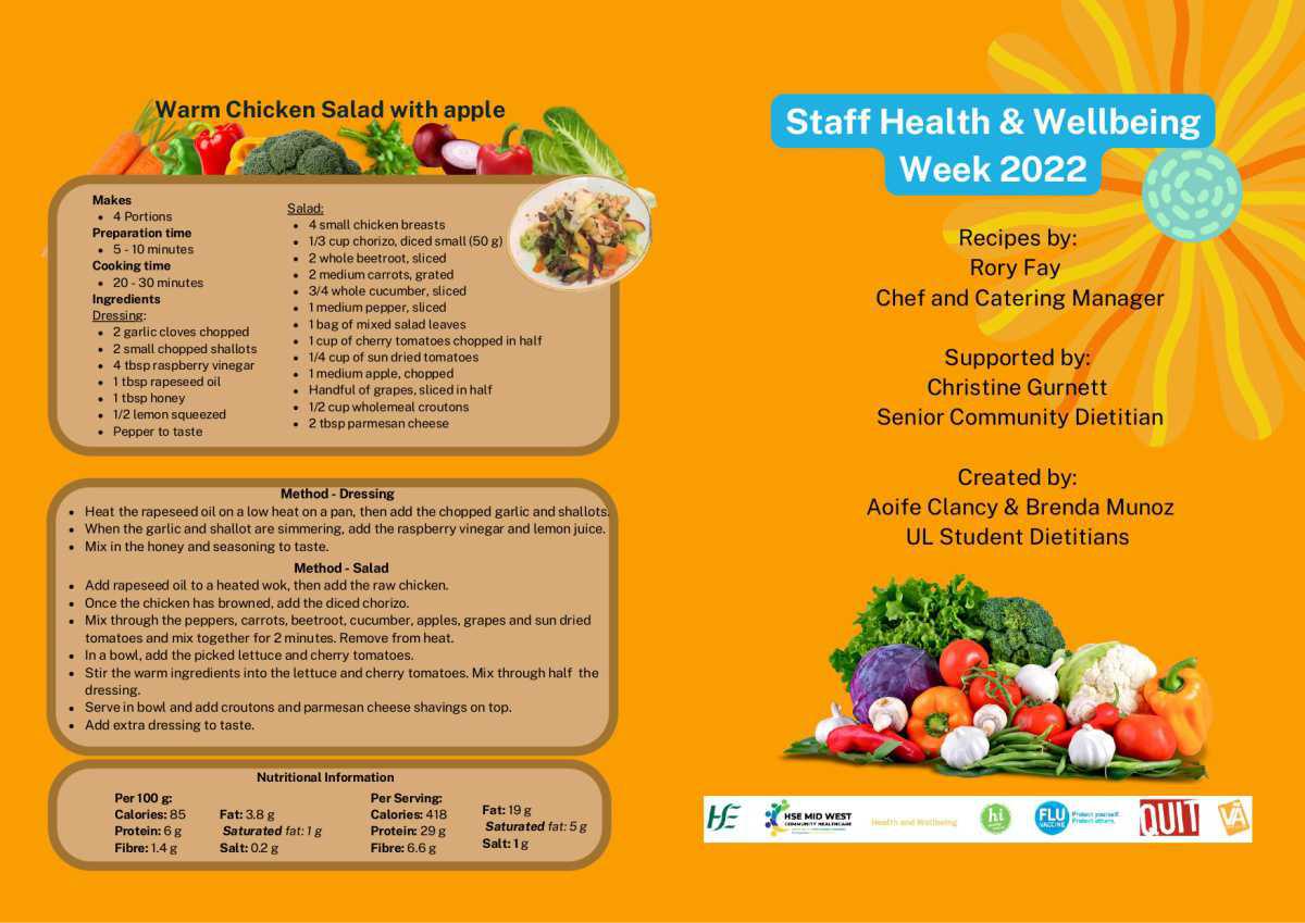 Staff Health and Wellbeing: Healthy Eating