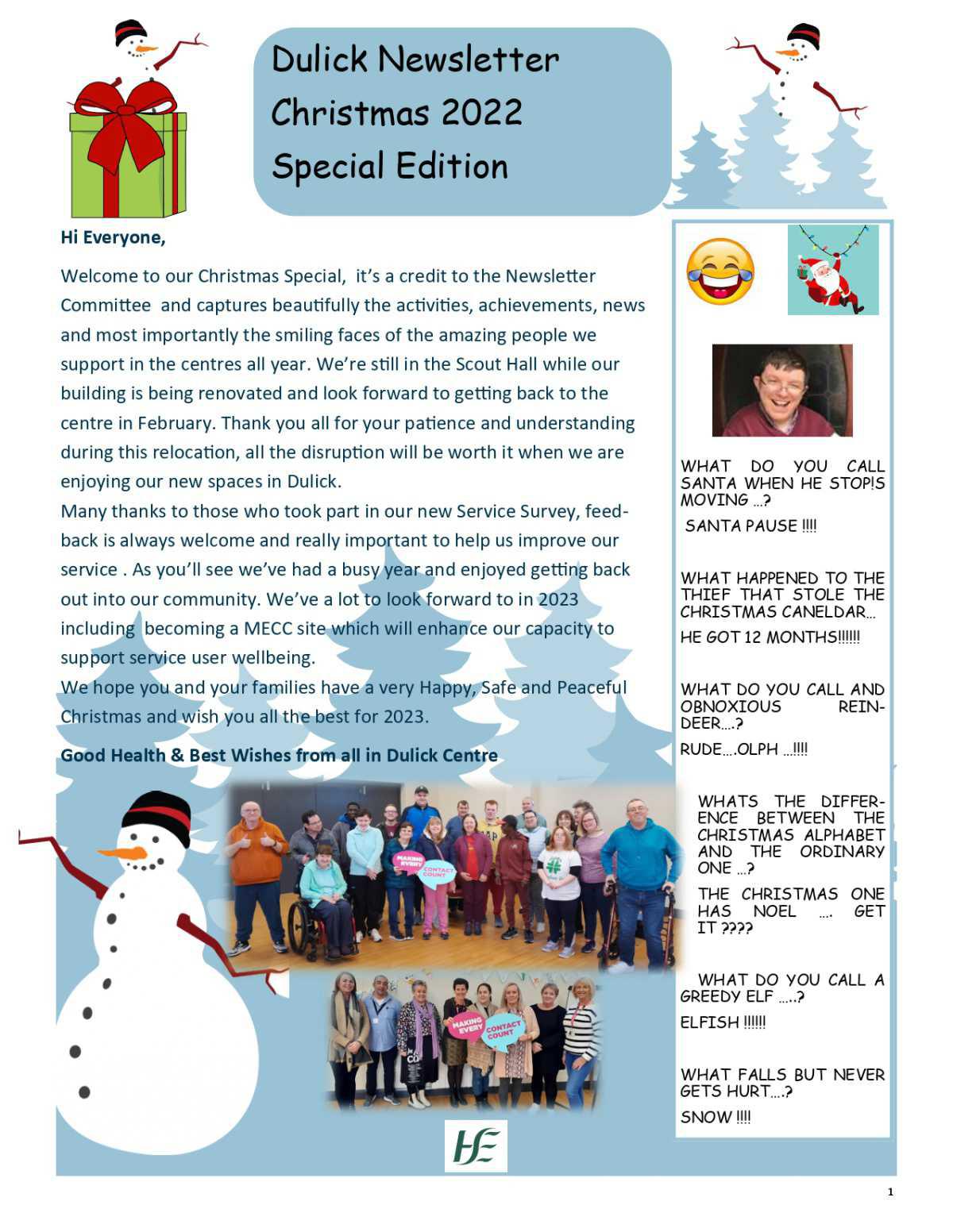 Dulick Newsletter Christmas Special 2022