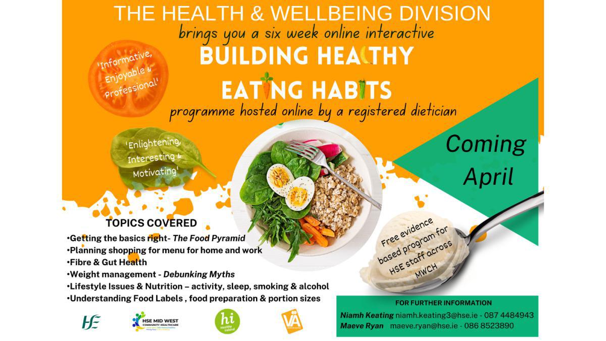 Coming Soon, “Building Healthy Eating Habits” 