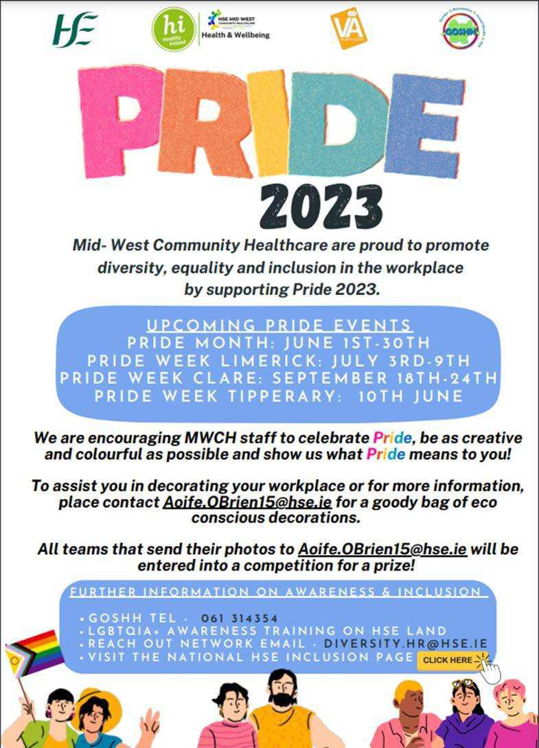 Health & Wellbeing Division Proudly Supports Pride Month, June 2023