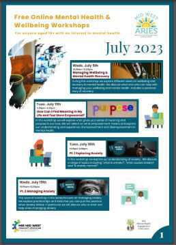 Mid West ARIES July 2023 Online Workshop Timetable