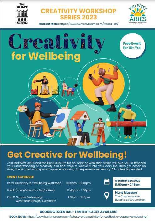 Creativity for Wellbeing workshop