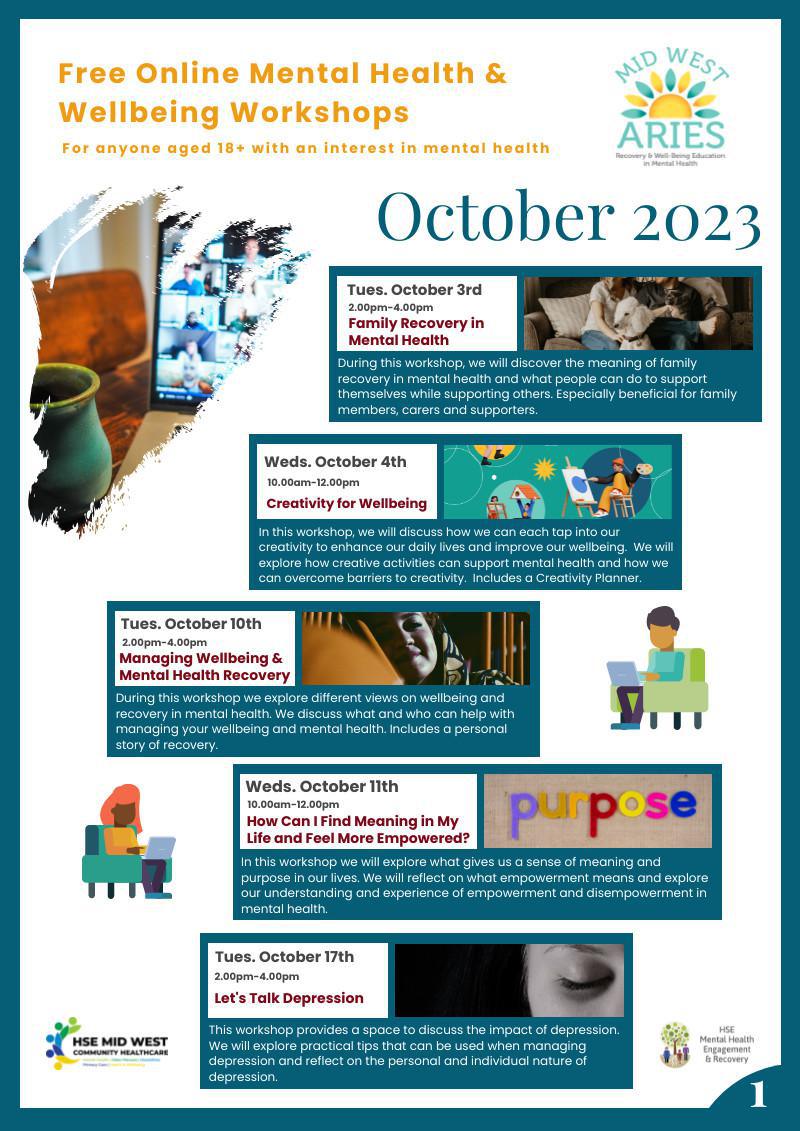 Mid West ARIES Event Schedule - October 2023