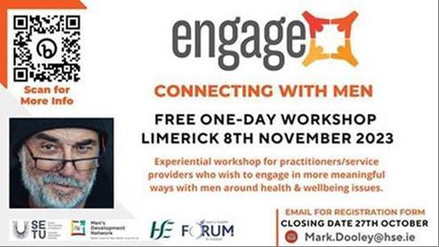 Engage Connecting with Men workshop - 8th November 