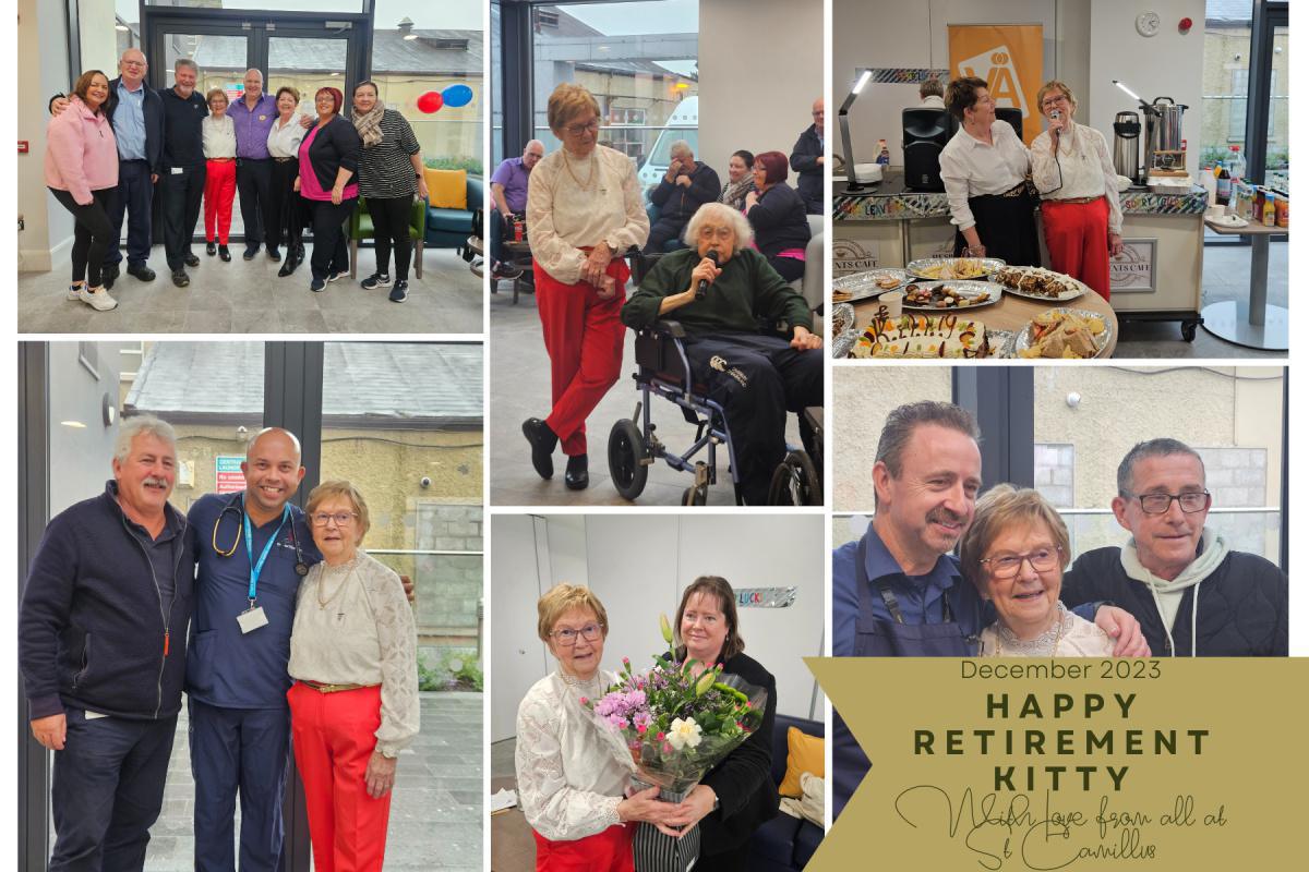 Kitty Kelly retires today after working in St Camillus for the past 48 years Kitty Kelly retires today after working in St Camillus for the past 48 years