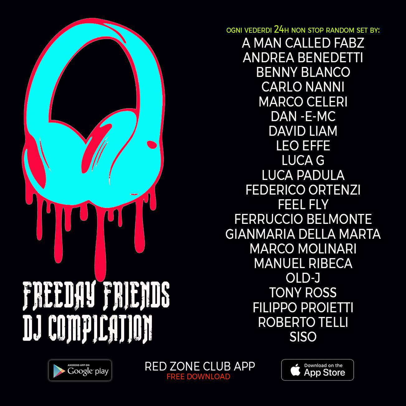 red radio venerdi dj's compilation
