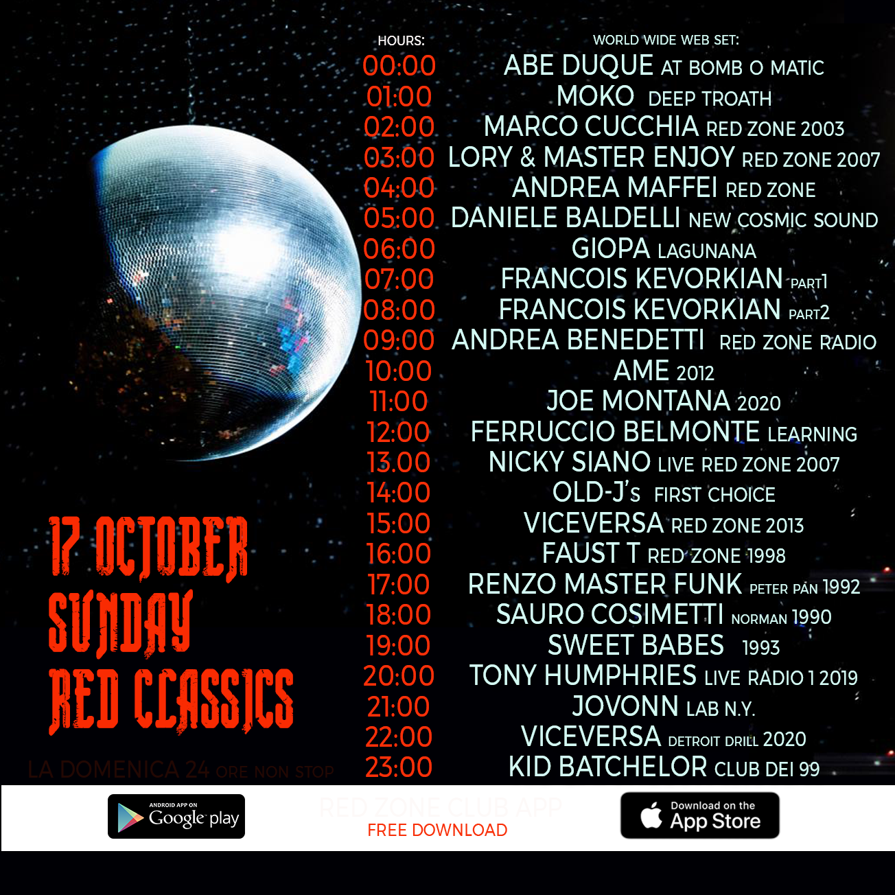red radio DOMENICA RED CLASSICS  copia copia