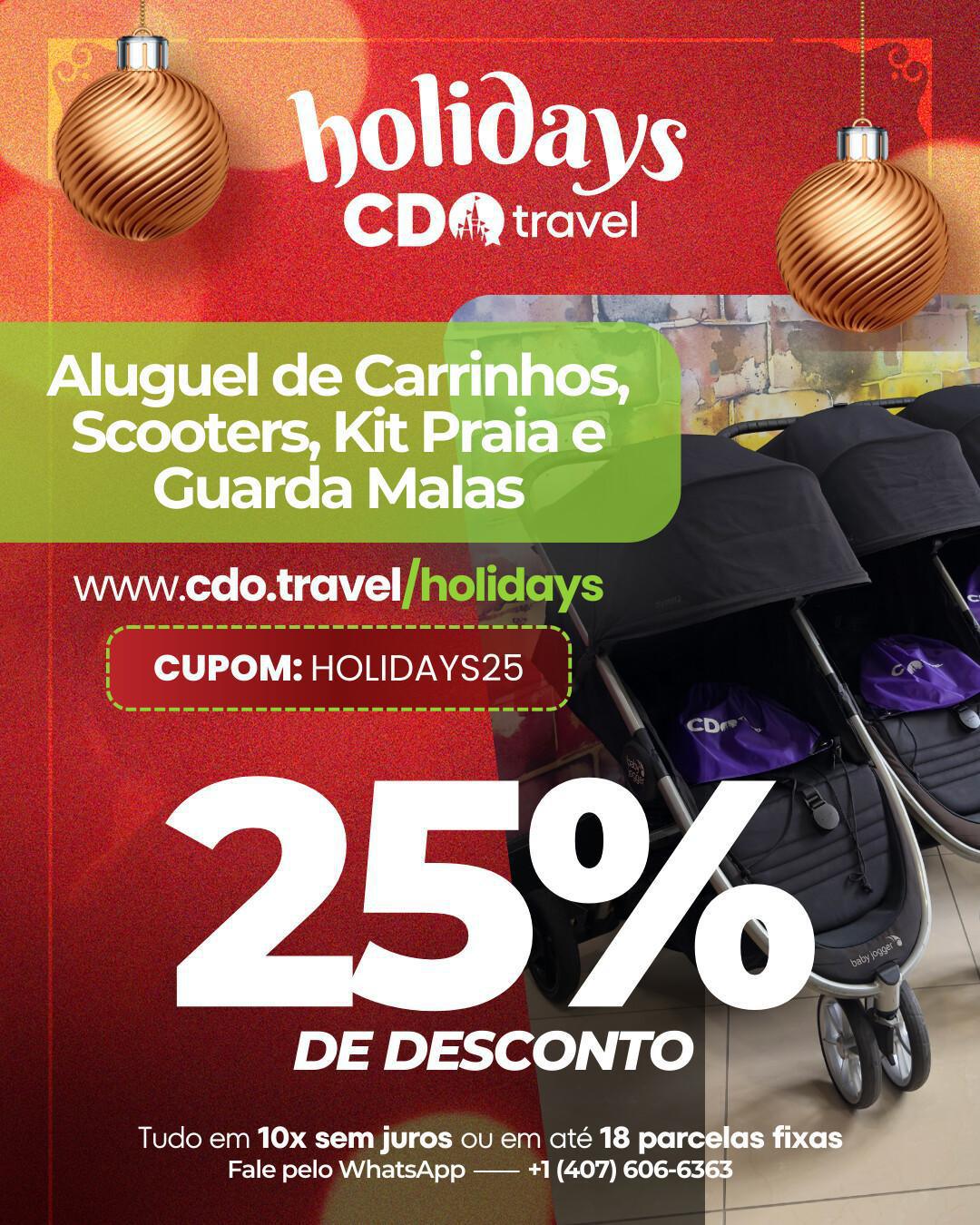 Aluguel de Cadeira Motorizada (Scooter) - 25% DE DESCONTO