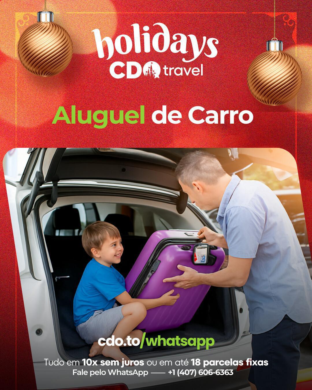 Aluguel de Carro - ATÉ 10X SE JUROS ou ATÉ 18 PARCELAS FIXAS