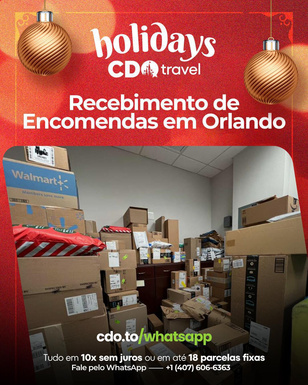 Recebimento de Encomendas em Orlando