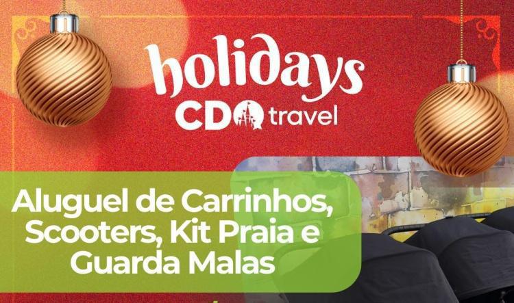 CDO Rental: Kit Praia, Scooter, Carrinho e Guarda Malas - 35% DE DESCONTO