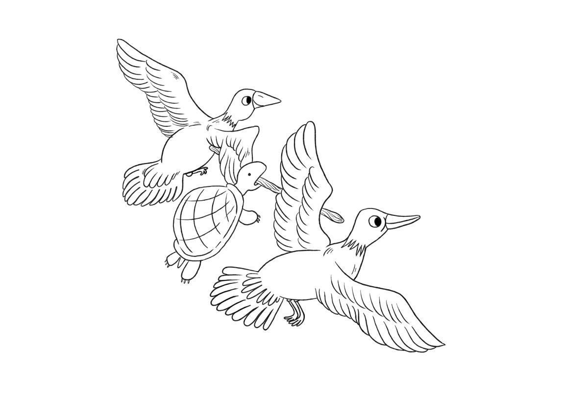 La Tortue et les Deux Canards La Tortue et les Deux Canards