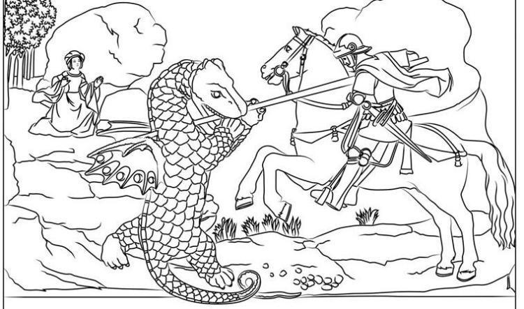 Saint Georges contre le dragon