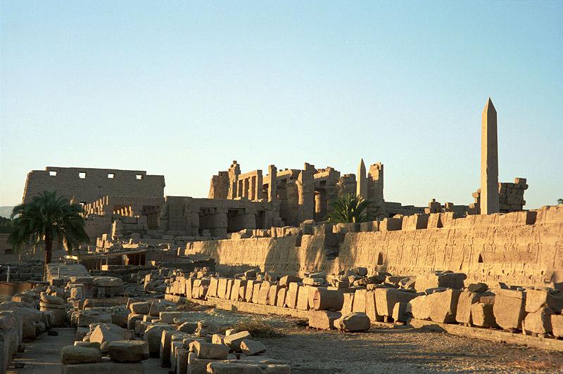 Le temple d'Amon-Rê à Karnak