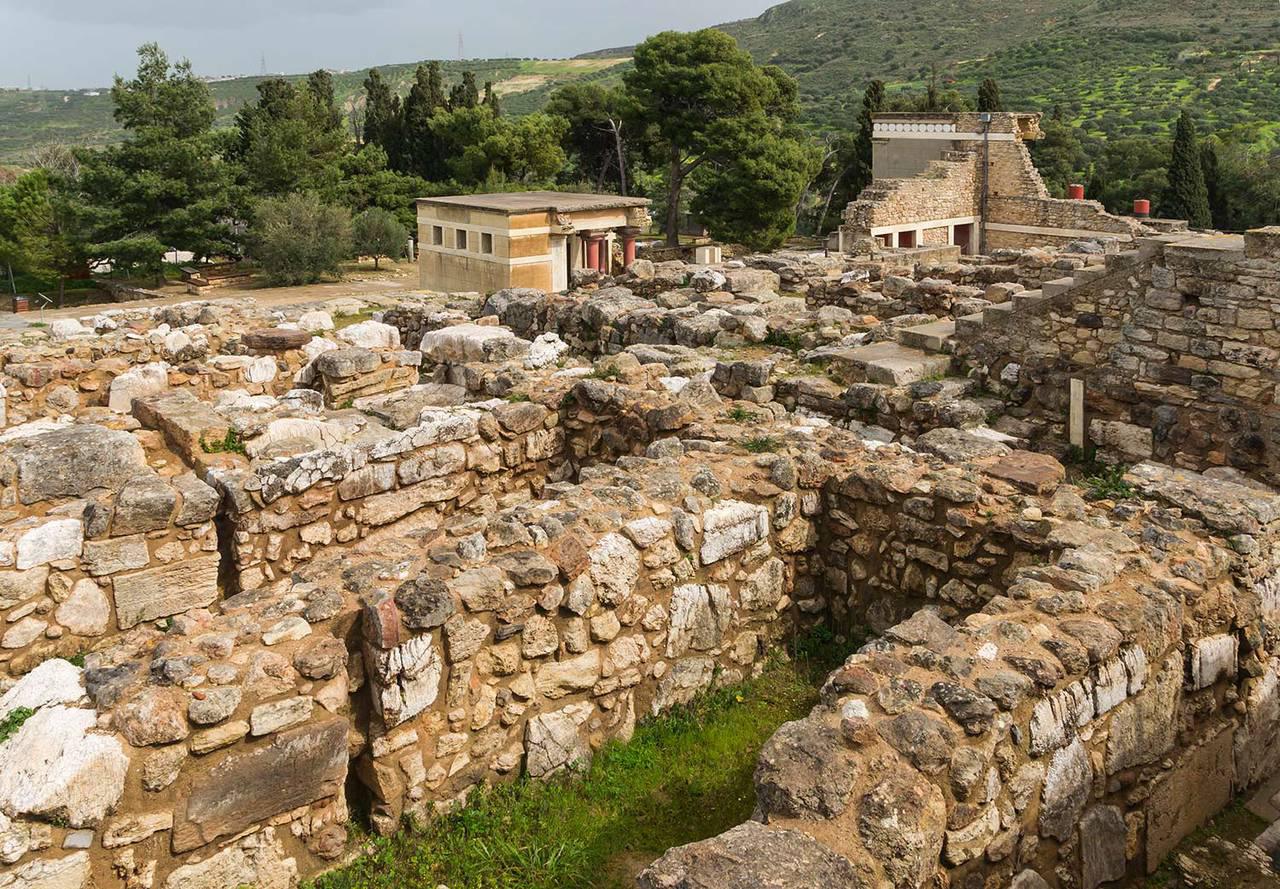 Ruines du palais de Knossos