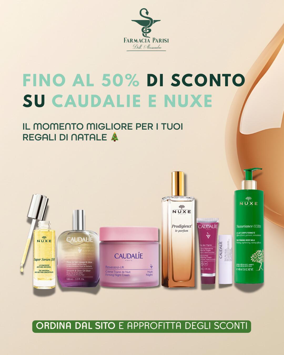 🎁 Sconti fino al 50% su Caudalie e Nuxe !