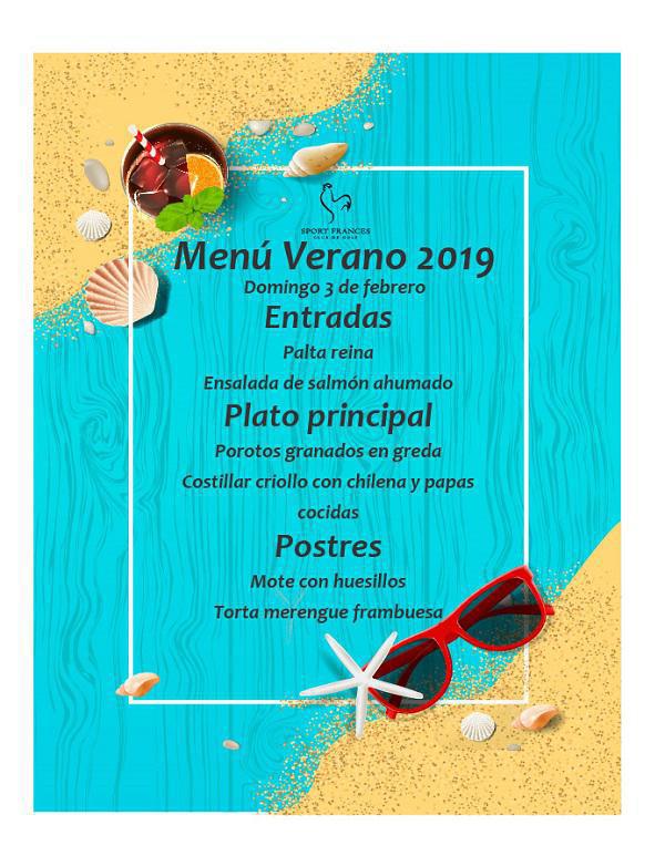 Ven a disfrutar tus vacaciones con los exquisitos “Menús de Verano” que ofrece nuestro Club Ven a disfrutar tus vacaciones con los exquisitos “Menús de Verano” que ofrece nuestro Club