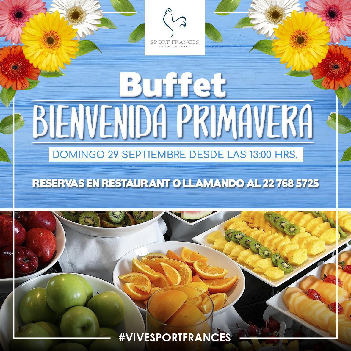 ¡Celebremos la llegada de la primavera con un exquisito y especial buffet!