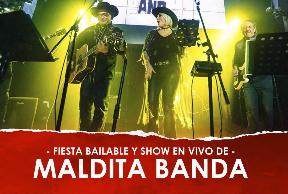 ¡Invita a tus amigos, y bailemos juntos al ritmo de la Maldita Banda! ¡Invita a tus amigos, y bailemos juntos al ritmo de la Maldita Banda!