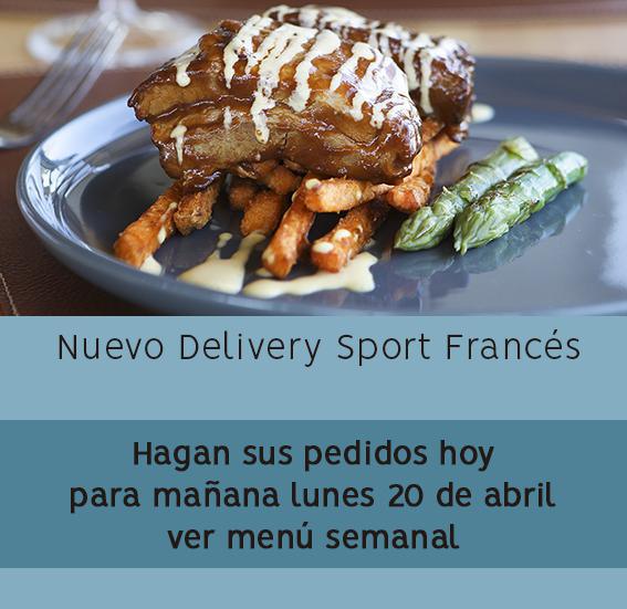 Nuevo Delivery de Comida Sport Francés