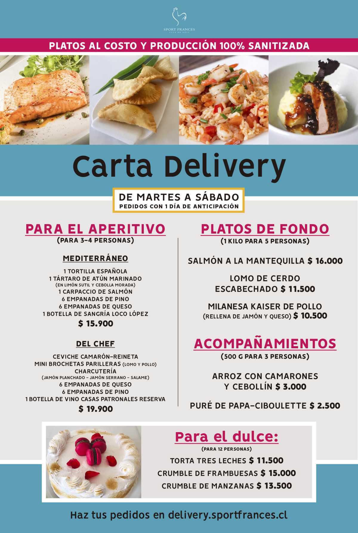 Nuevo Servicio de Comida Delivery Sport Francés Nuevo Servicio de Comida Delivery Sport Francés