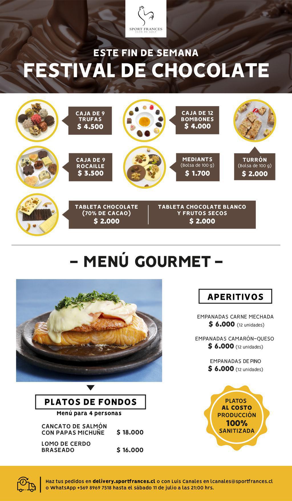 Menú gourmet de fin de semana Menú gourmet de fin de semana