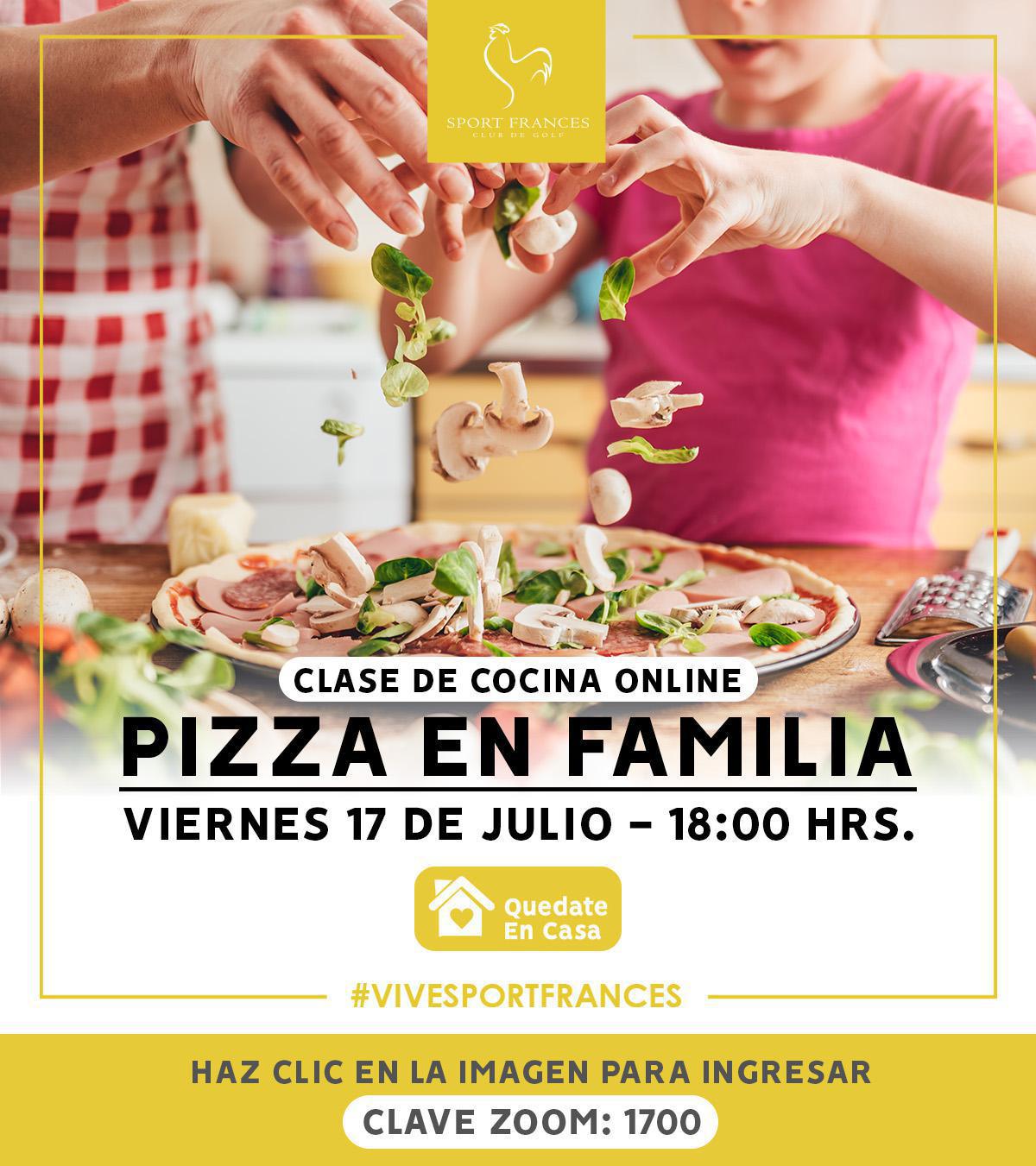 Pizza en Familia con nuestro chef Rodrigo Gracia