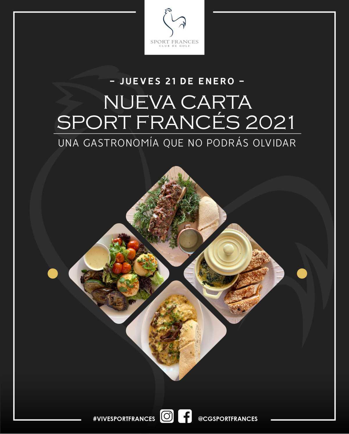 Nueva Carta 2021 Restaurant y Sport Café