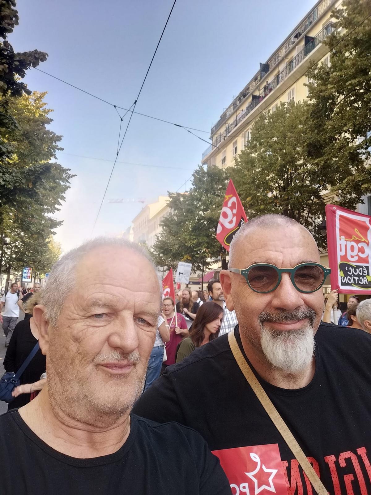 Présence de l'USM à la Manifestation à Nice !
