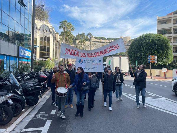 Arret de Travail pour les Salariés de COMDATA MONACO Arret de Travail pour les Salariés de COMDATA MONACO